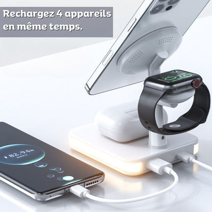 MagDock - Chargeur Sans Fil 3-en-1 (CJ)